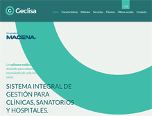 Tablet Screenshot of geclisa.com